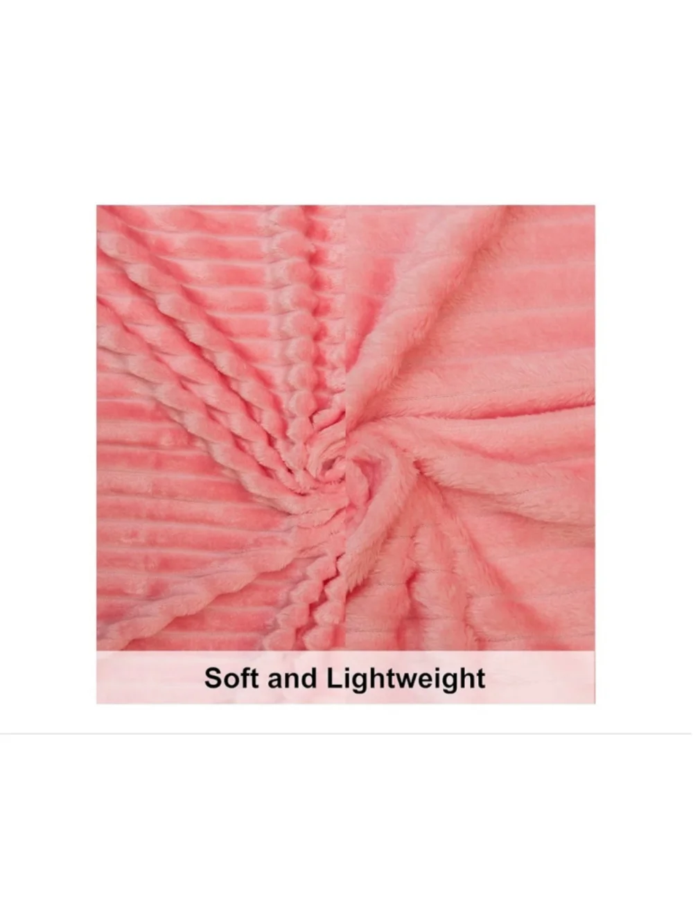 NEW Pink Fuzzy Toddler Blanket Fluffy Lightweight 27”x40”